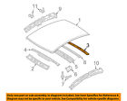 Bbm470700 Mazda Oem 10-13 3 Roof-rear