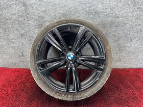 36117846781 Bmw 12-20 F32 F36 F30 Style 442m 19x8.5 Inch Rear Wheel Rim Black With Tire #2 Oem 95k