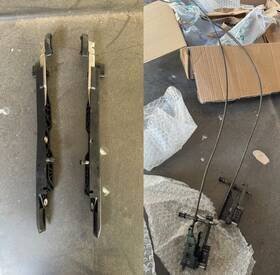 Bmwe241983633csi Bmw E24 Sunroof Drive Cable Guide And Gate Set Left Right Nla Read Info