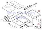 Bmw54107199476-6 Bmw Genuine Set Of Screws For Floating Headliner