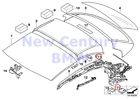 Bmw54377187746-2 Bmw Genuine Hardtop Retractable Roof Sections Shells Mounting Clip