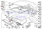 Bmw67618370818-2 Bmw Genuine Folding Top Softtop Rubber Mounting
