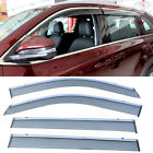 Cstv-029t Set Of 4 Smoke Tint Pvc Shields Pair