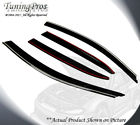 Ctlpv-ha03074d Slim Rain Guards Window Visors Low Profile Chrome Trim Visor
