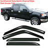 Da-94975 Window Visor Sun Rain Vent Shade For Ford Superduty Supercrew