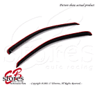 Dcwv-dda9704-rcin Unbranded Smoke Tinted In Channel Vent Visor Deflector For Dodge