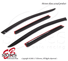 Dcwv-fes1314 Generic Smoke Tinted Vent Visor Deflector For Ford Escape
