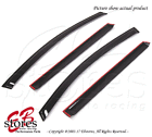 Dcwv-nl1016 Generic Smoke Tinted Vent Visor Deflector For Nissan Leaf