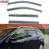 Deal-jpch2014 Deal Auto Electric Parts Smoke Chrome Trim Vent Shade Window