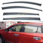Dewv-torav42013 Deal Smoke Chrome Trim Guard Vent Shade Window Visors Fit