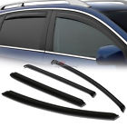 Dna-wvst20130 Dna Motoring For Yaris Hatchback Smoke Tint Window Visor Deflector