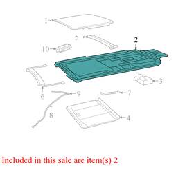 68027755aa Dodge 2015-2018 Grand Caravan Sunroof Frame Used Oem