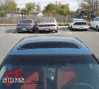 Dsrv-hys0712 Unbranded Sunroof Moon Shield Top Visor Dark Smoke For Hyundai