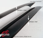 Dsrv3-tlc8090 Unbranded Sunroof Moon Top Visor Dark Smoke For Toyota Land