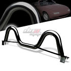 Dual Miata Mx5 90-98 Lightweight Stainless Cage Racing Loop Roll Twin Black Bar