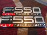 F81z16720 Ford Super Duty Xlt Fender Emblems Pair New