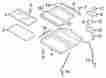 Fl3z18502p74a Ford Oem Sunroof Frame Bracket Image 8