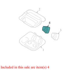 5l1z14529cb Ford 2003-2006 Expedition Sunroof Switch Used Oem
