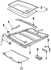 5l1z7851884aa Fordlincoln Seal Genuine Glass Oem Sunroof