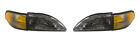Fr181-b0a14-sl Performance Depot Mustang Or Cobra Smoked Smoke Headlights Piece Set
