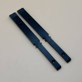 91156404700 Genuine Porsche 1978-1989 911 Intermediate Sunroof Rail Guide Pair Golde 490563670