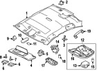 39816716 Genuine Volvo Headliner Oem