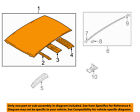 Gm9a70600 Mazda Oem 04-08 6-roof
