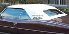 Gmchvtnhgls261-111-4a61 Chevrolet Impala Caprice Convertible Top Glass White Vinyl