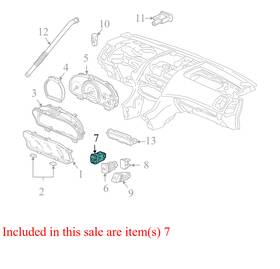35830sdaa01 Honda 2004-2008 Accord Sunroof Switch Used Oem