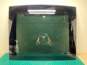 81611-b8000 Hyundai 13-19 Santa Fe Front Panoramic Sunroof Sun Roof Window Glass Oem