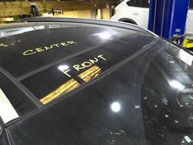 81620s1000 Hyundai Fits 19 - 23 Santa Fe Swb Front Roof Fixed Glass Only
