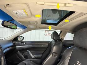 91210jl02a Infiniti 08-13 G37 Coupe Sun Roof Glass Window Only