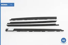 4223621 Jaguar 10-18 Xjl X351 Panoramic Sunroof Sun Roof Rail Side Trim Panel Set Oem