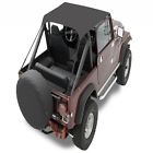 52505-01 Jeep Black Top Cj5 Cj6 Bikini Traditional Bestop 1959-1975 Willys