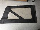 Jeep Wrangler Door Passenger Clear Soft Top Windows Black Used