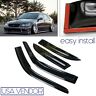 Knockoffparts0127715 Kno Direct Fit Lexus Water Wind Deflector Rain Guard Black