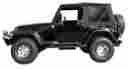 Lap-st35 Lap 1997 06 Jeep Wrangler Replacement Black Daimond Soft Top 3 Rear Tinted Windows