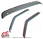 Lcvs-ha9093-2d Unbranded Sunroof Rain Guard Visor Light Grey For Honda Accord