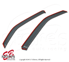 Lcwv-vwb9808 Unbranded Light Tinted Vent Visor Deflector Volkswagen Beetle