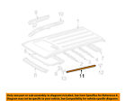 7555735010 Left Strip 03-09 Weather Roof-drip Oem Toyota 4runner