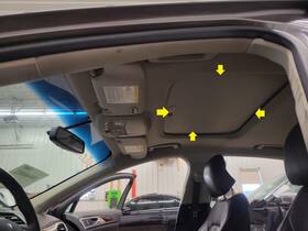 Lincoln Dp5z54500a18a 13-14 Mkz Front Panoramic Sliding Sun Moon Roof Glass Window Only