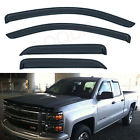 Max-wv00026-sie14double Lqqdp Outside Mount Smoke Vent Window Visor Fit Double Cab