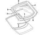 Mb419223 Mitsubishi Genuine Oem Glass