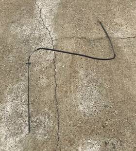 126-780-13-77 Mercedes Benz 1267801377 Sunroof Cable Tube C126 420sec 500sec 560sec 86-91 Coupe