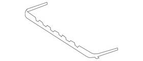 166-780-00-44 Mercedes-benz Genuine Sunroof Deflector