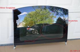 2047800521 Mercedes-benz 08-14 W204 C300 C350 Rear Panoramic Pano Roof Sunroof Fixed Glass Oem