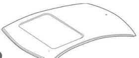 2166500009 Mercedes-benz 2008-2014 Cl63 Roof Assembly With Sunroof Oem