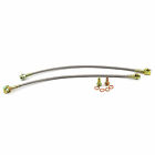 Pce496.1004 Speedmaster 10mm Banjo 18 Long Stainless Steel Brake Lines Pair And Bolt Only