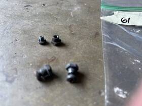 477837959 Porsche 968 924 944 Turbo S2 Sunroof Wind Deflector Hinge Hardware Screws Nuts 477837959 Porsche 968 924 944 Turbo S2 Sunroof Wind Deflector Hinge Hardware Screws Nuts