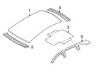 8r0-867-523 Q5 Sq5 Audi Genuine Roof